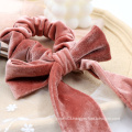 UNIQ Wholesale 2021 American Style Customize Corduroy Scrunchies Hair Accessories Supplier Big Hair Tie